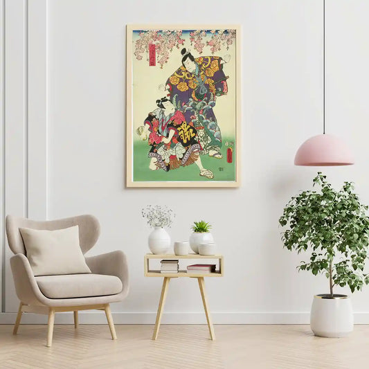 Tanzen Roppo Kohtaus Shosagoto by Utagawa Kunisada 1856