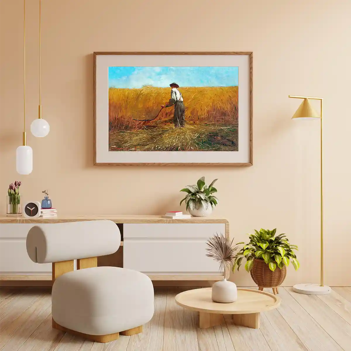 The Veteran in a New Field by Winslow Homer 1865