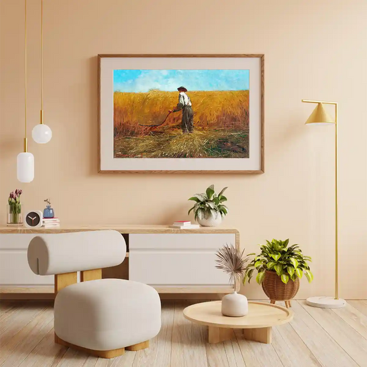 The Veteran in a New Field by Winslow Homer 1865