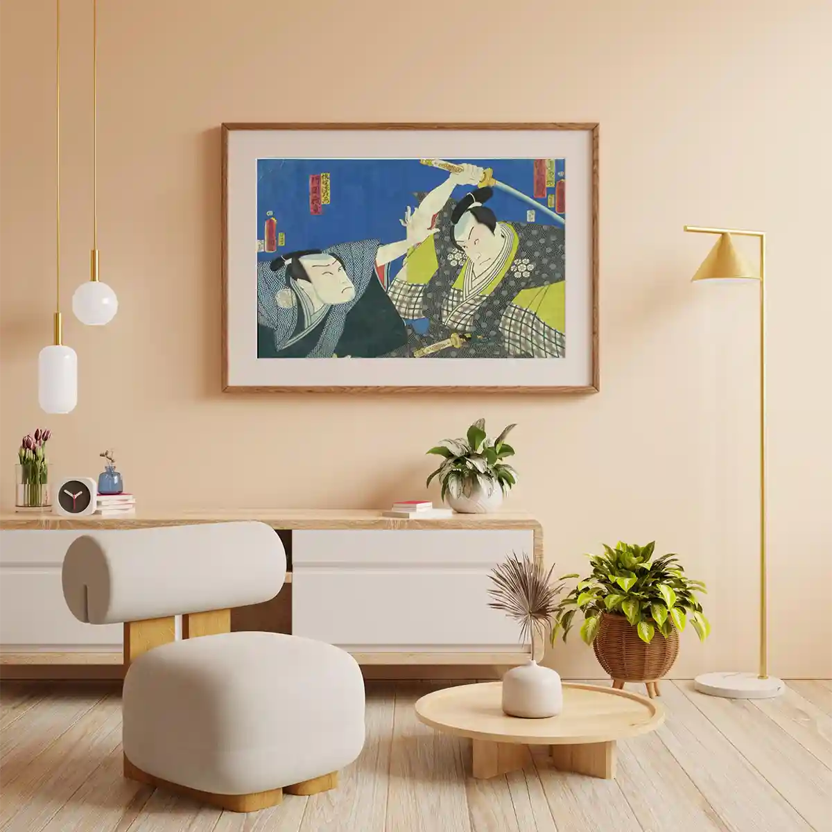 Bando Kamezo Ja Kataoka Gado by Utagawa Kunisada 1862