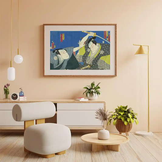 Bando Kamezo Ja Kataoka Gado by Utagawa Kunisada 1862