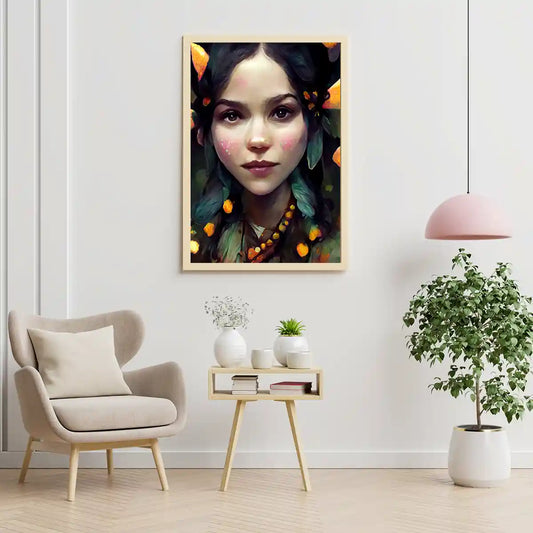 Fairytale Beauty Fantasy Girl Character Portrait - Digital Art