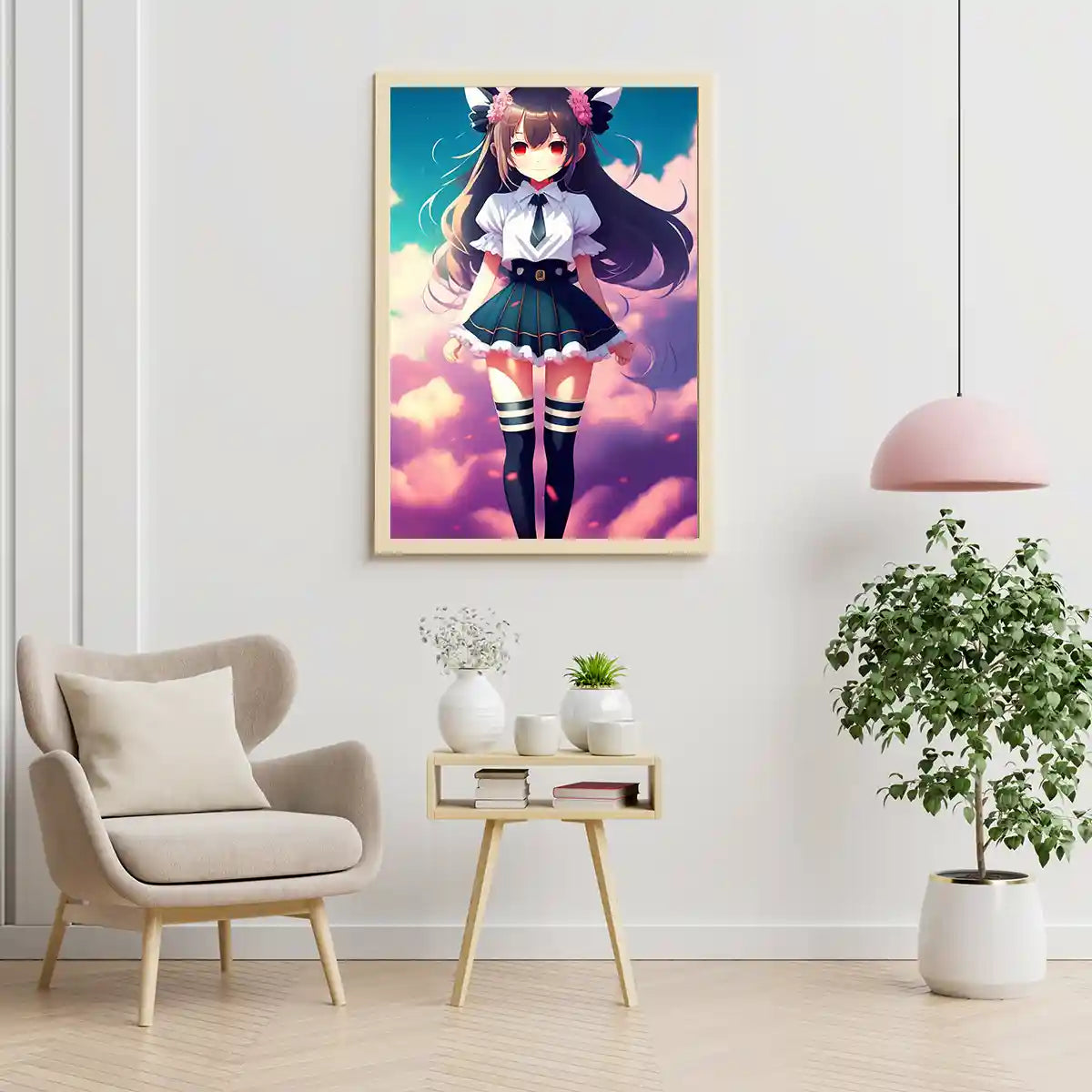 Sky High Girl - Anime Illustration