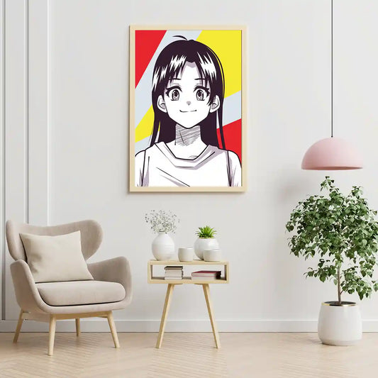 Girl Power Portrait Anime Illustration