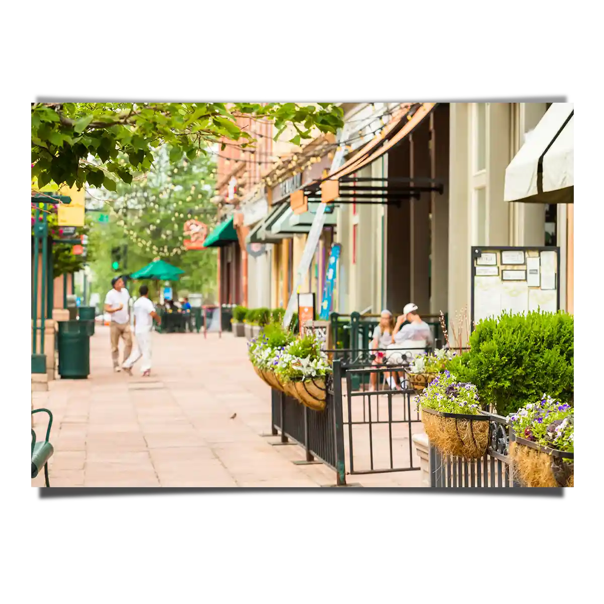 Larimer Square Outdoor Cafes and Shop Fronts