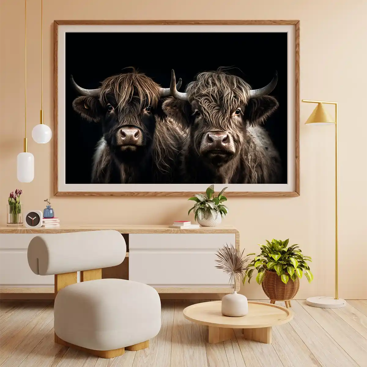 Pair of Highland Cattles