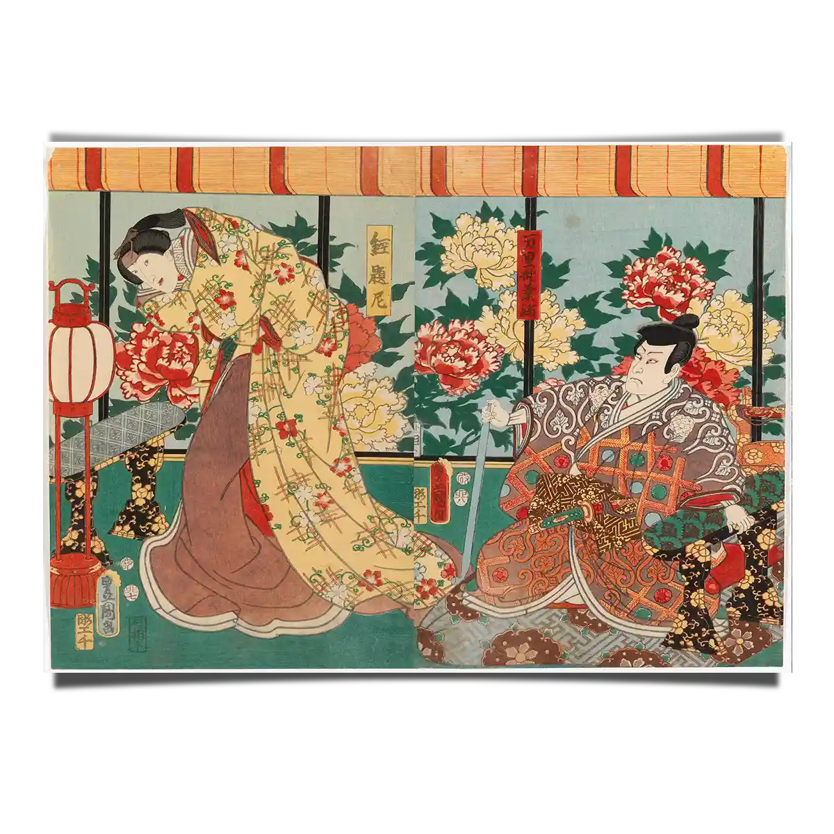 Ichikawa Kodanji IV by Utagawa Kunisada 1855