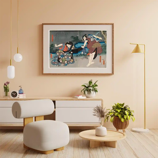 Mimasu No Date Zome by Utagawa Kunisada 1853