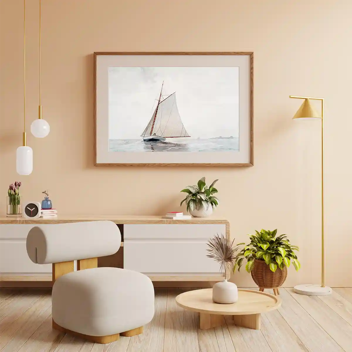 Sailing off Gloucester by Winslow Homer 1880