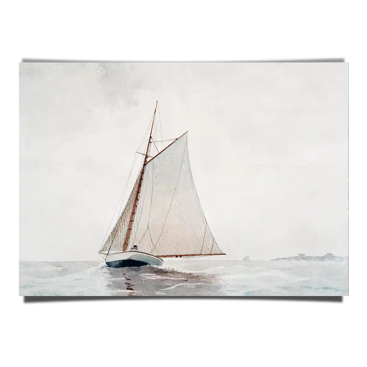 Sailing off Gloucester by Winslow Homer 1880
