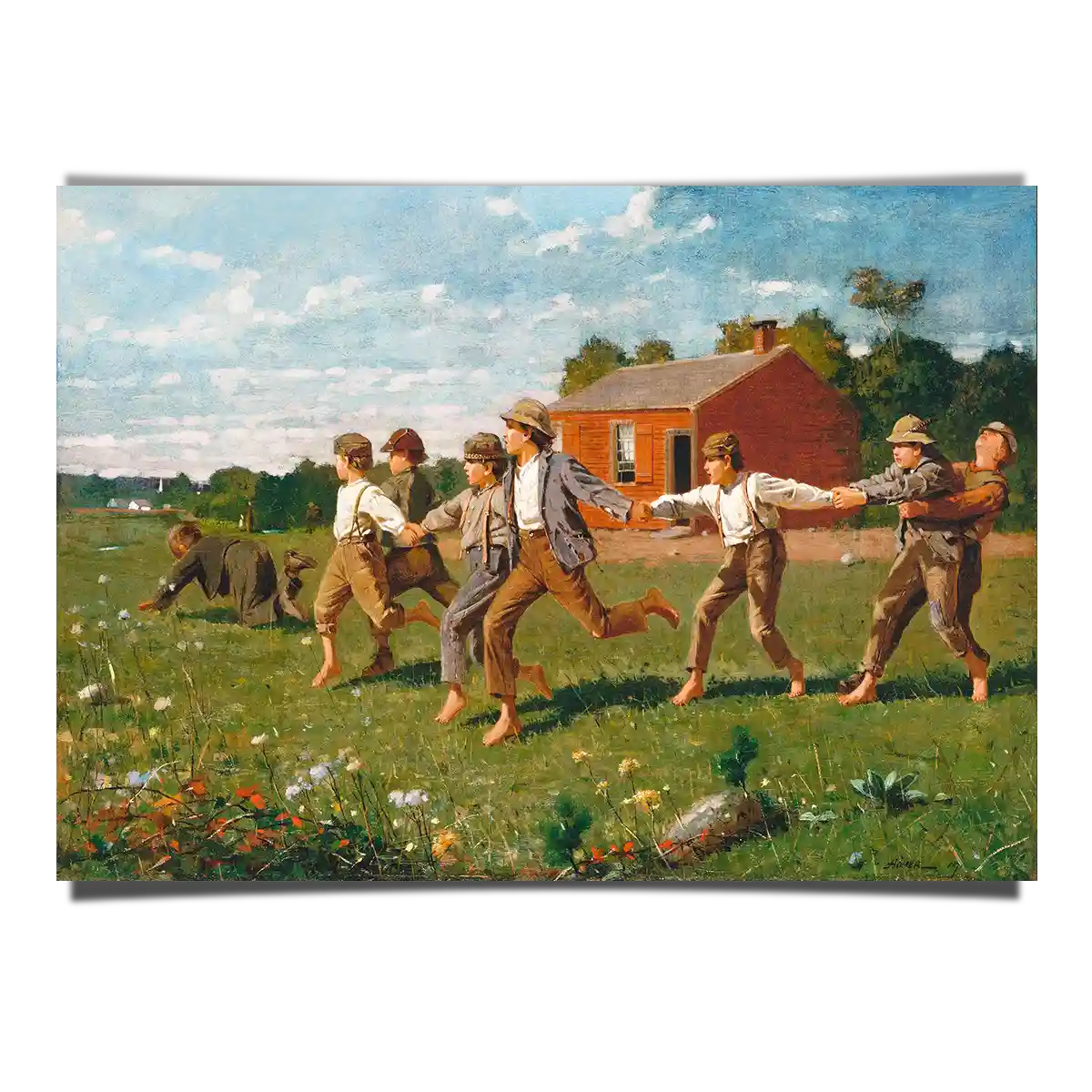 Snap The Whip by Winslow Homer 1872