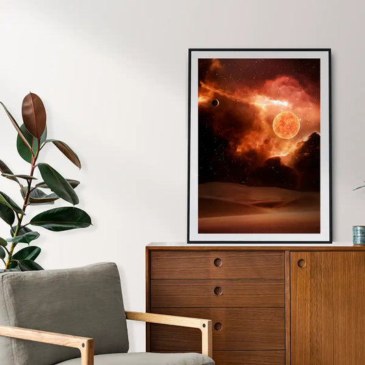 Astral View of a Sun from an Unknown Planet