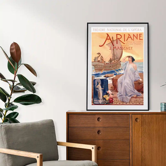Ariane Theatre National De L'Opera 1906 Retro Poster