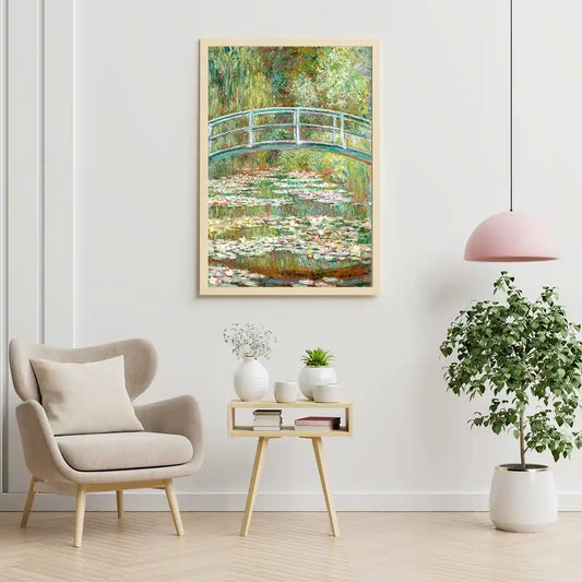 Bridge Over A Pond of Water by Claude Monet