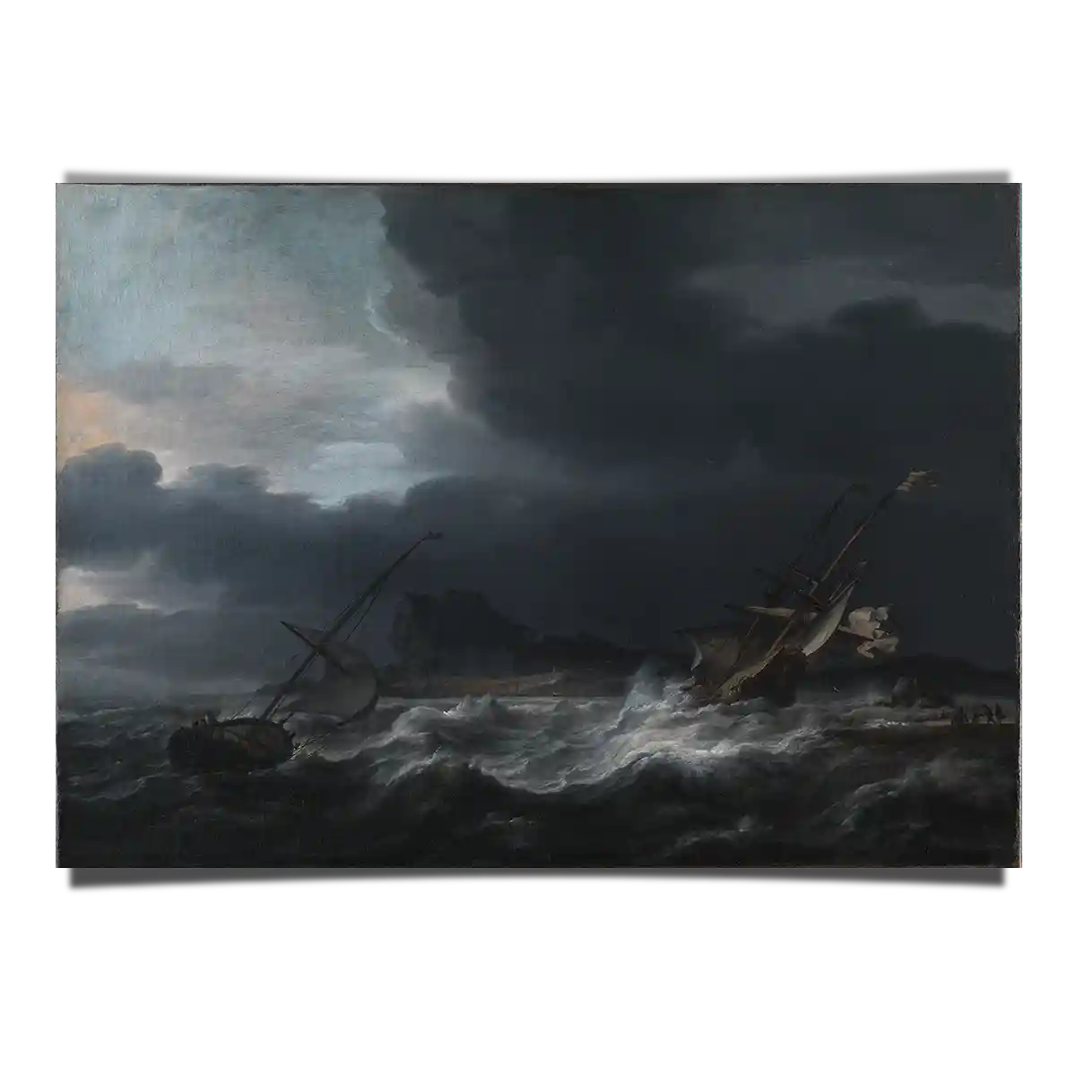 Crazy Off The Rocky Coast by Jan Theunisz Blanckerhoff 1643-1669