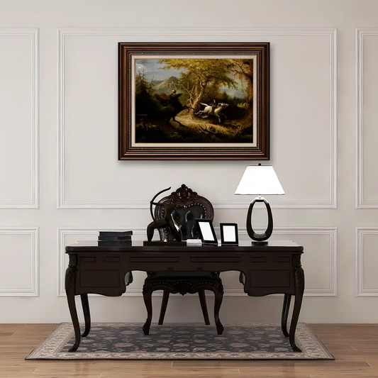 The Headless Horseman Pursuing Ichabod Crane by John Quidor 1858