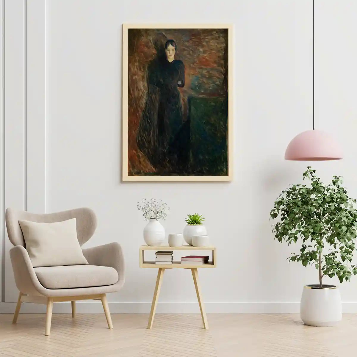 Lady in Black by Edvard Munch 1891