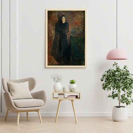 Lady in Black by Edvard Munch 1891