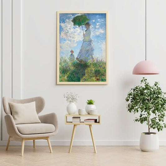 Madame Monet and her Son by Claude Monet 1875