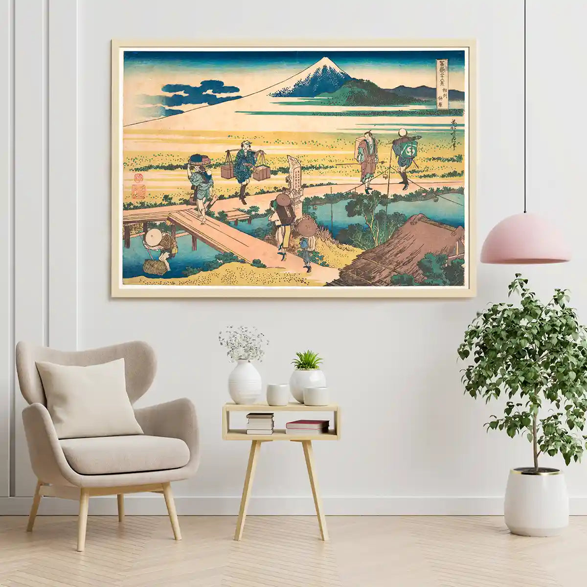 Nakahara in Sagami Province From The Series Thirty-six Views of Mount Fuji by Katsushika Hokusai