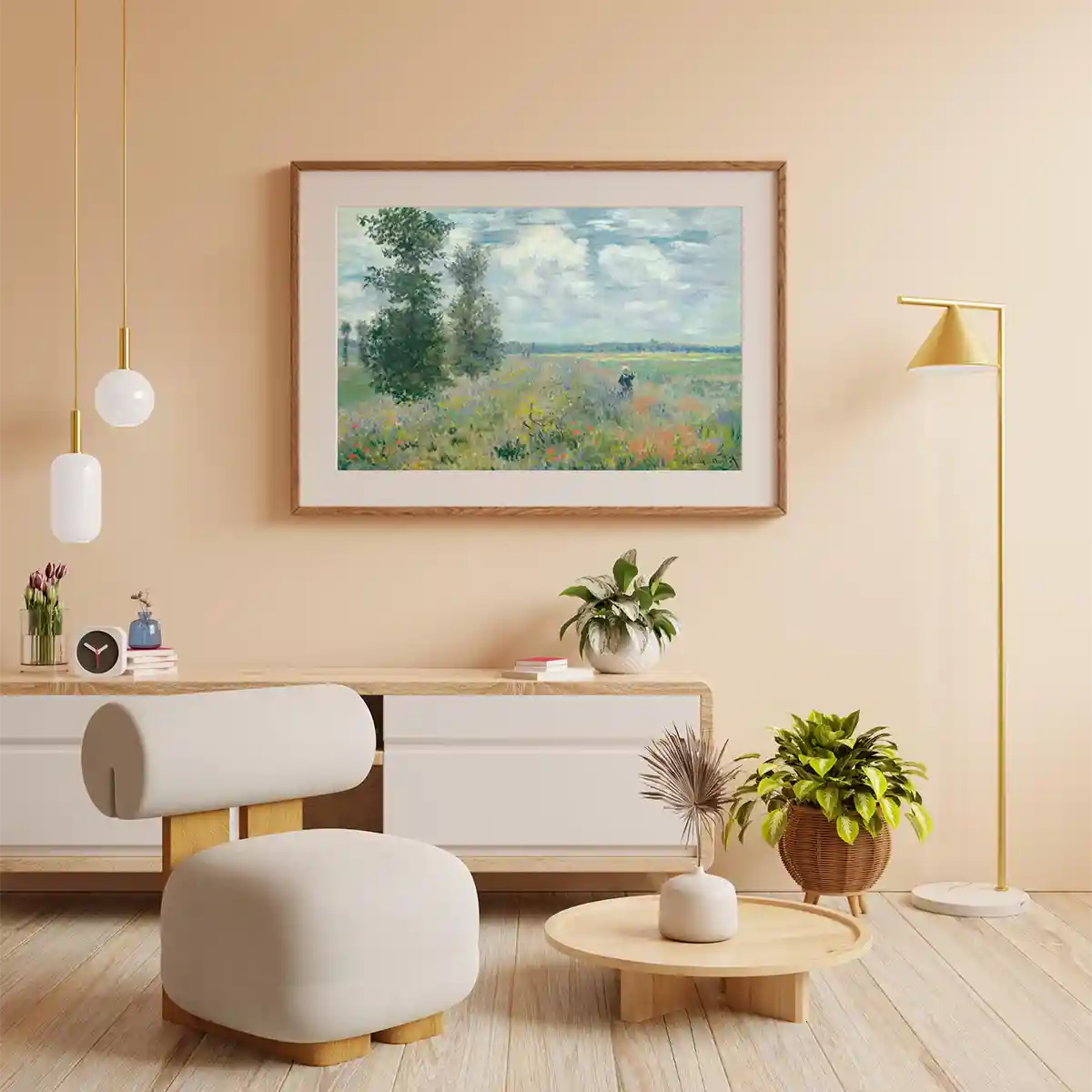 Poppy Fields Near Argenteuil by Claude Monet 1875