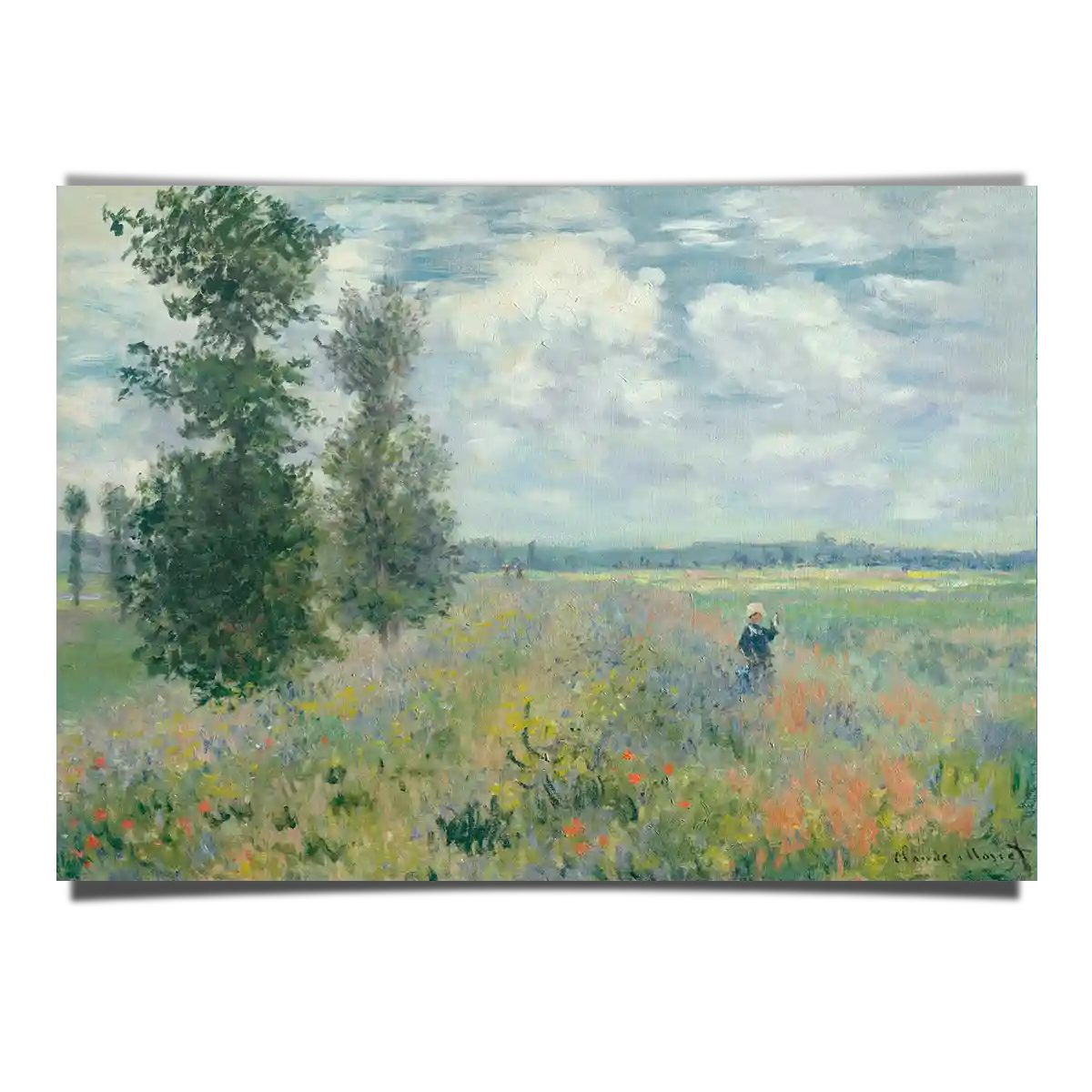 Poppy Fields Near Argenteuil by Claude Monet 1875