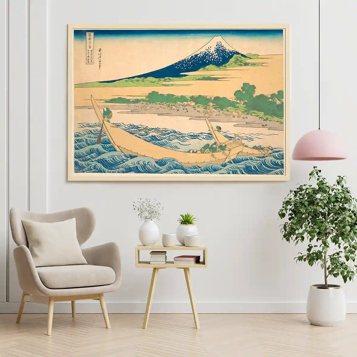 Tago Bay near Ejiri on the Tokaido by Katsushika Hokusai