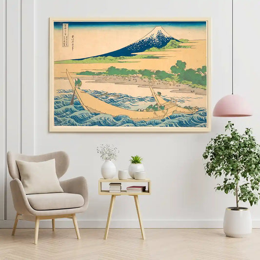 Tago Bay near Ejiri on the Tokaido by Katsushika Hokusai