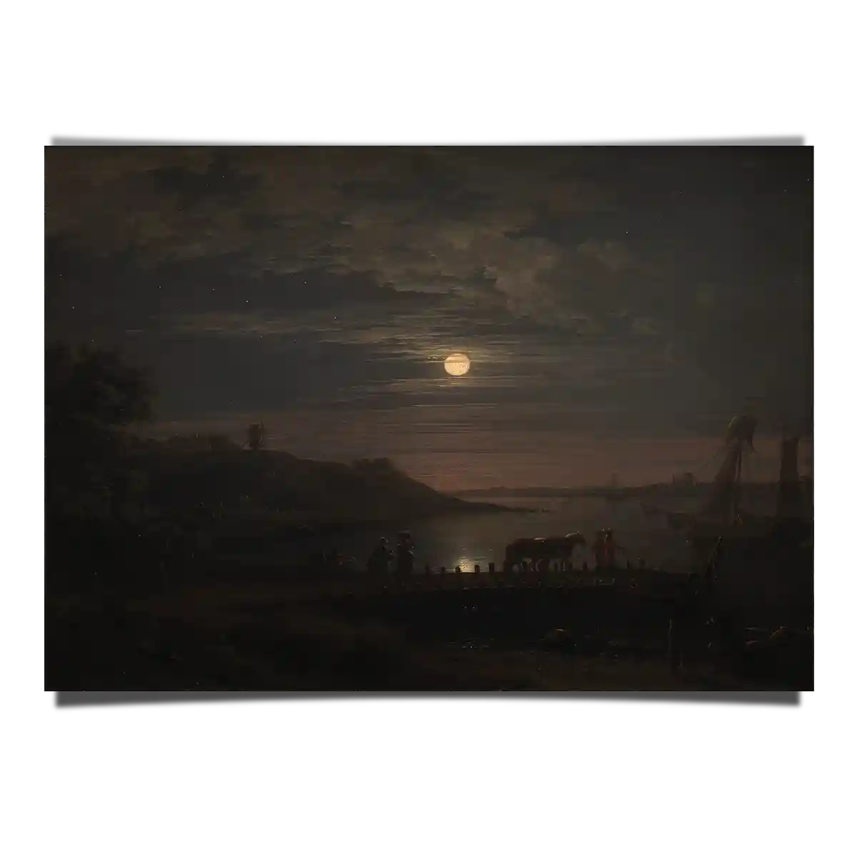 The Crossing Over The Little Belt at Snoghøj by Jens Jue 1787