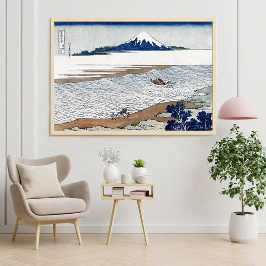 The Jewel River in Musashi Province by Katsushika Hokusai 1830–1833