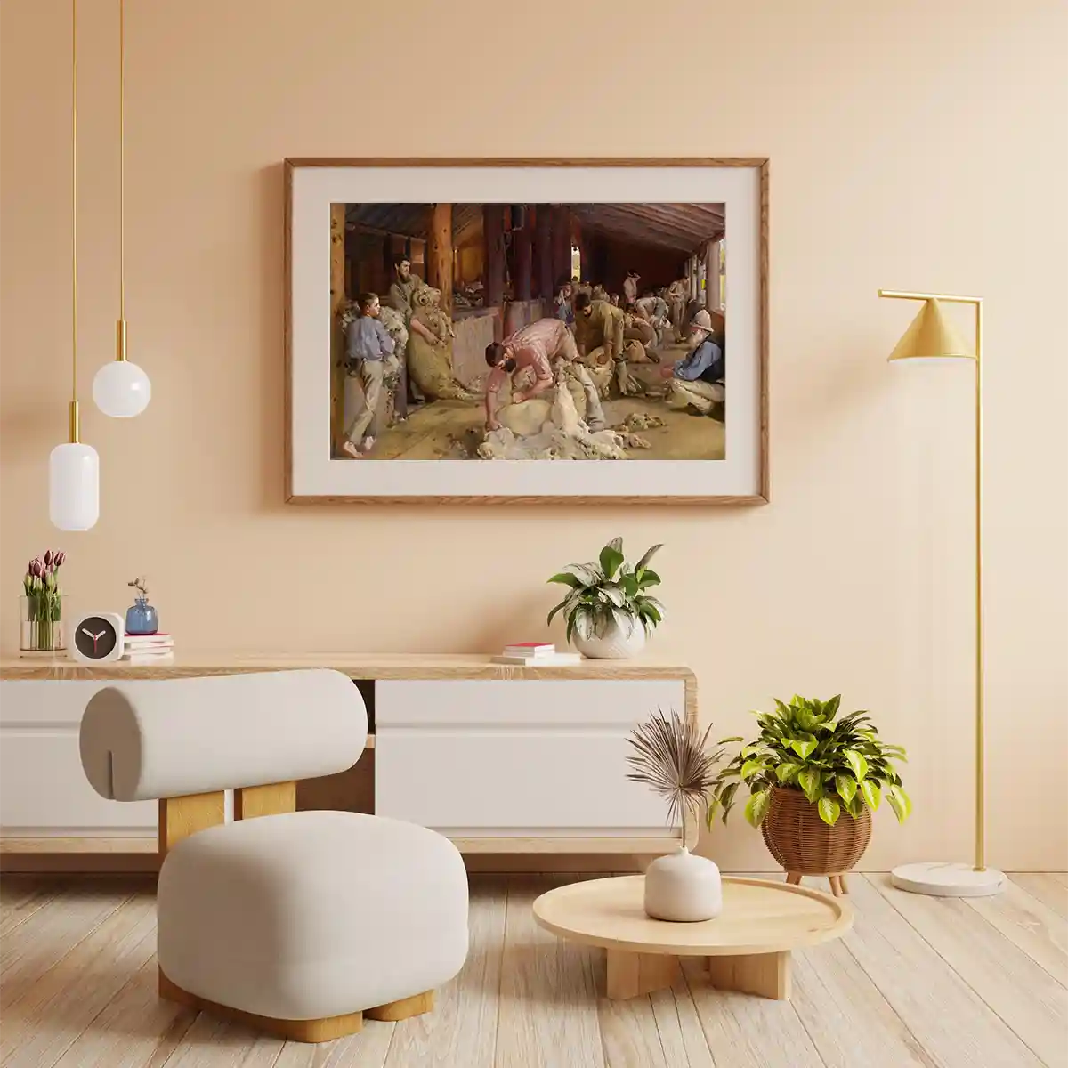 Shearing The Rams by Tom Roberts 1890