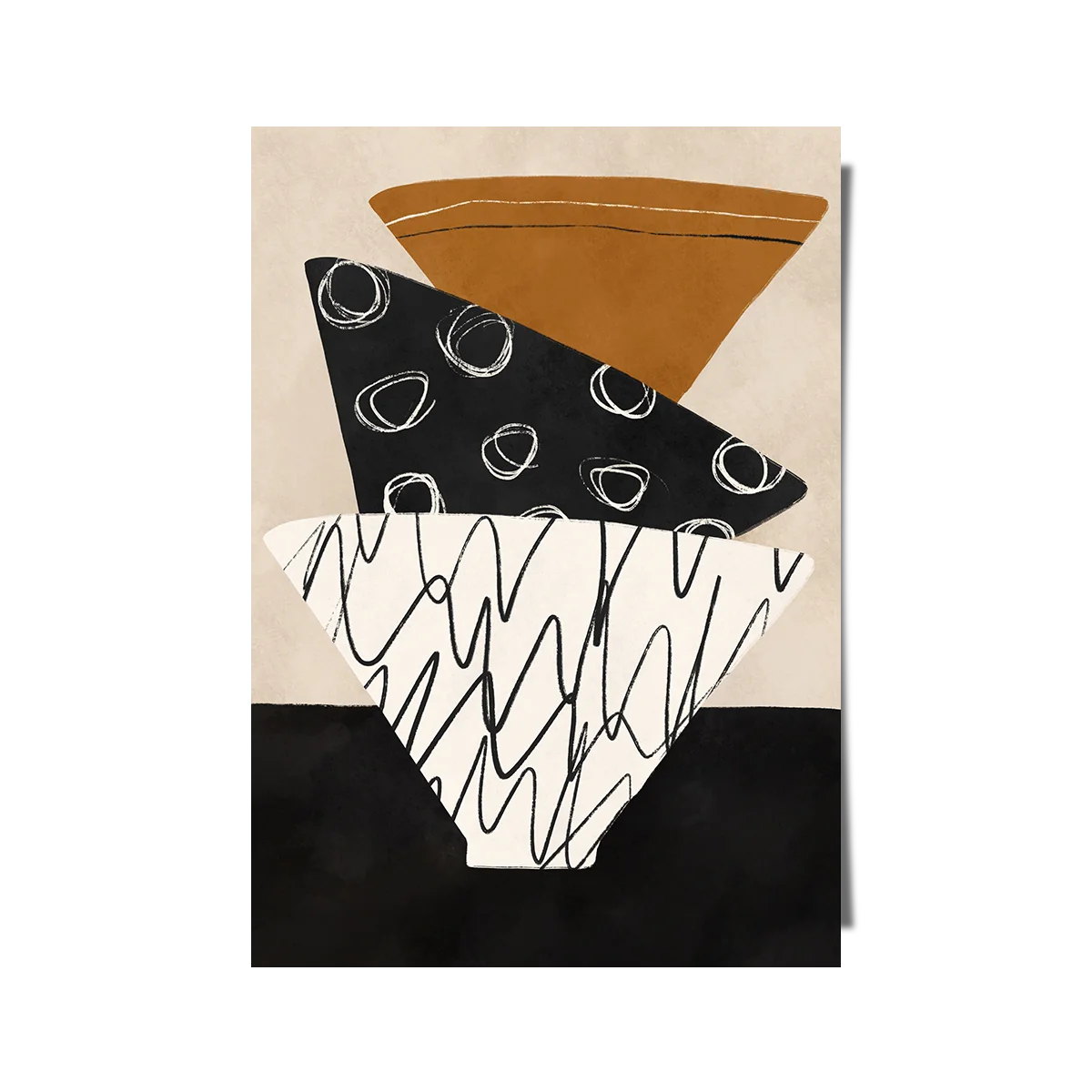 Abstract Kitchen Plates
