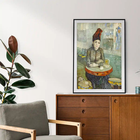 Agostina Segatori In Cafe du Tambourin by Vincent Van Gogh 1887