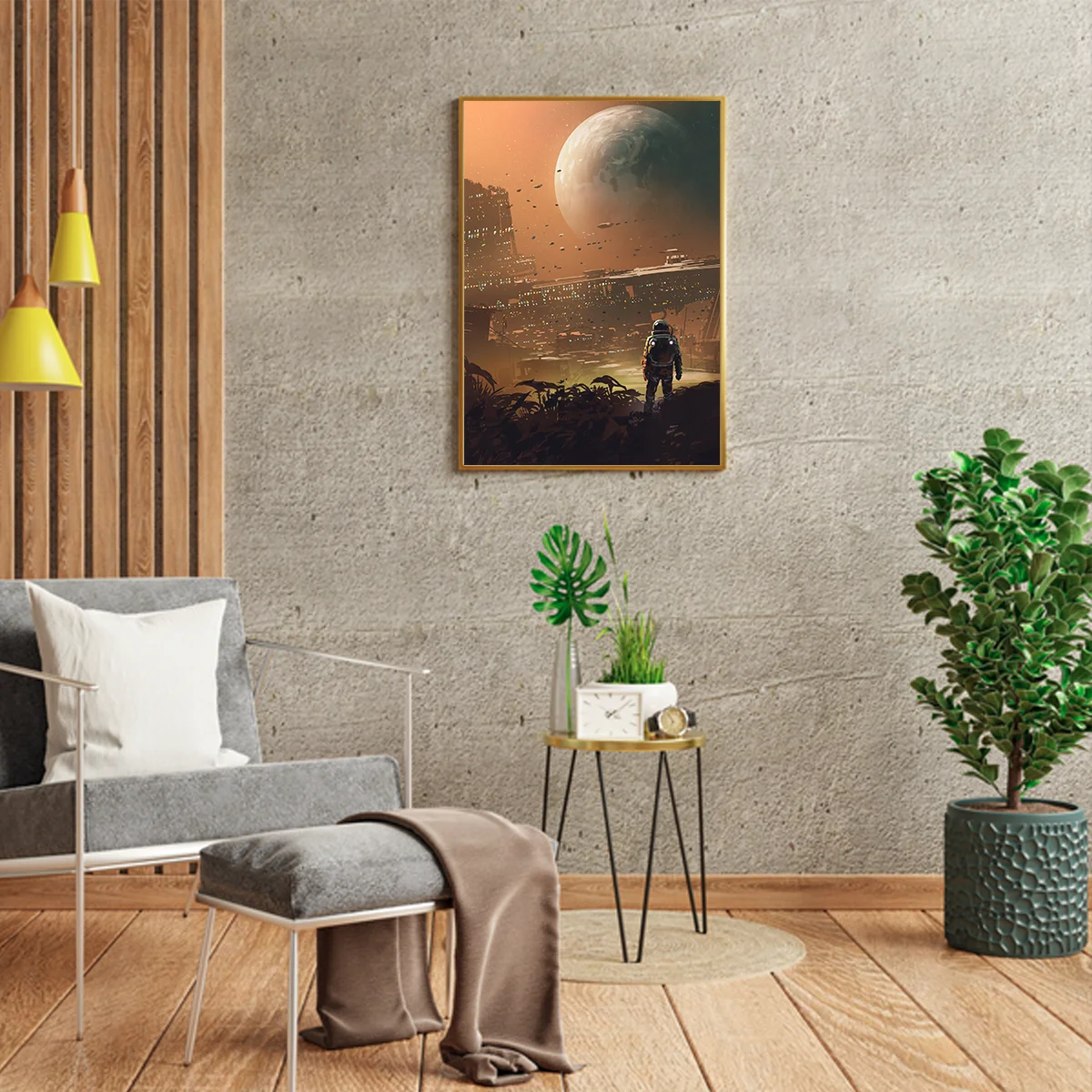 Astronaut Looking Futuristic