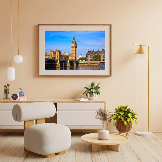 Big Ben Clock Tower and Thames River London