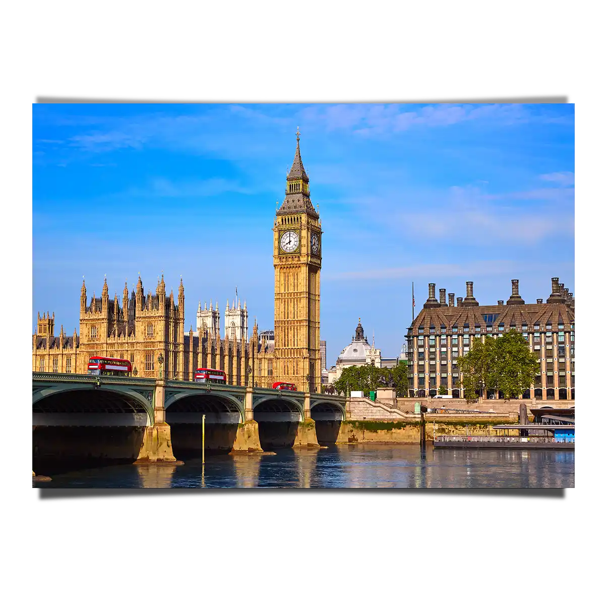 Big Ben Clock Tower and Thames River London