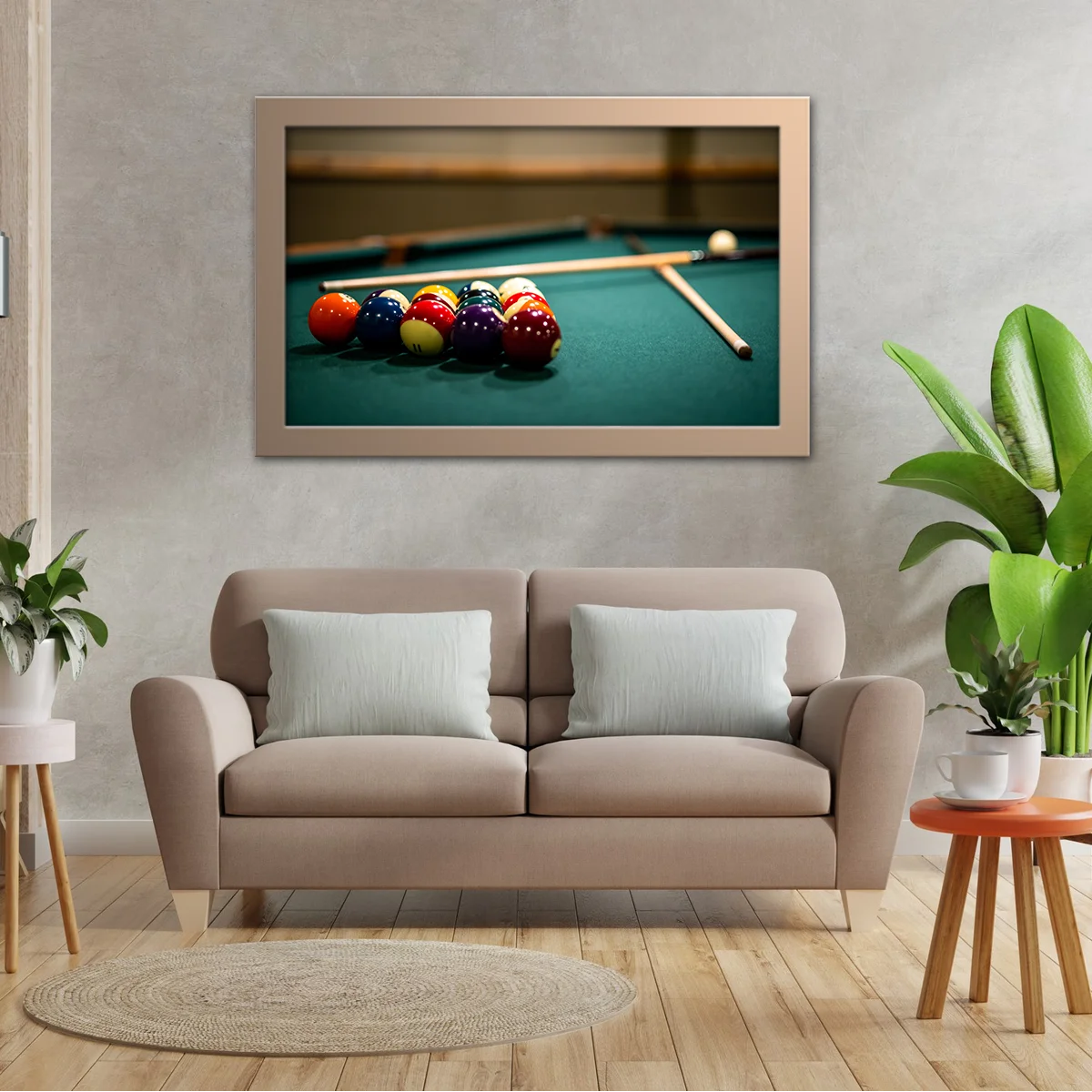 Billiard Ball Close Up Shot