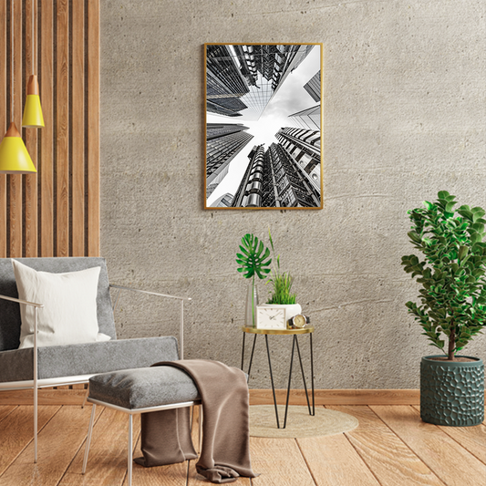 Black And White Modern Building