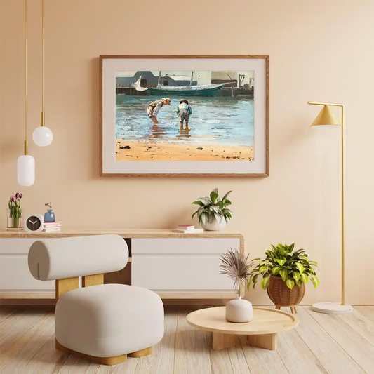 Boys Wading by Winslow Homer 1873