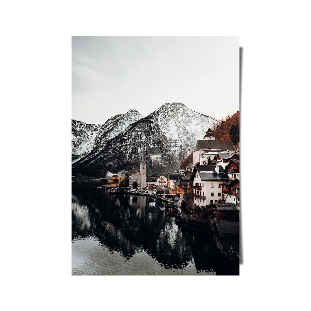 Brown And White Concrete Houses Near River