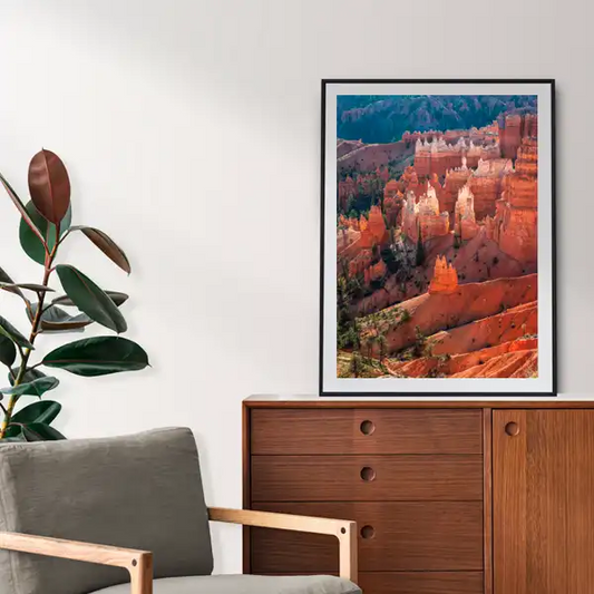 Bryce Canyon National Park Rock Formations in Utah USA