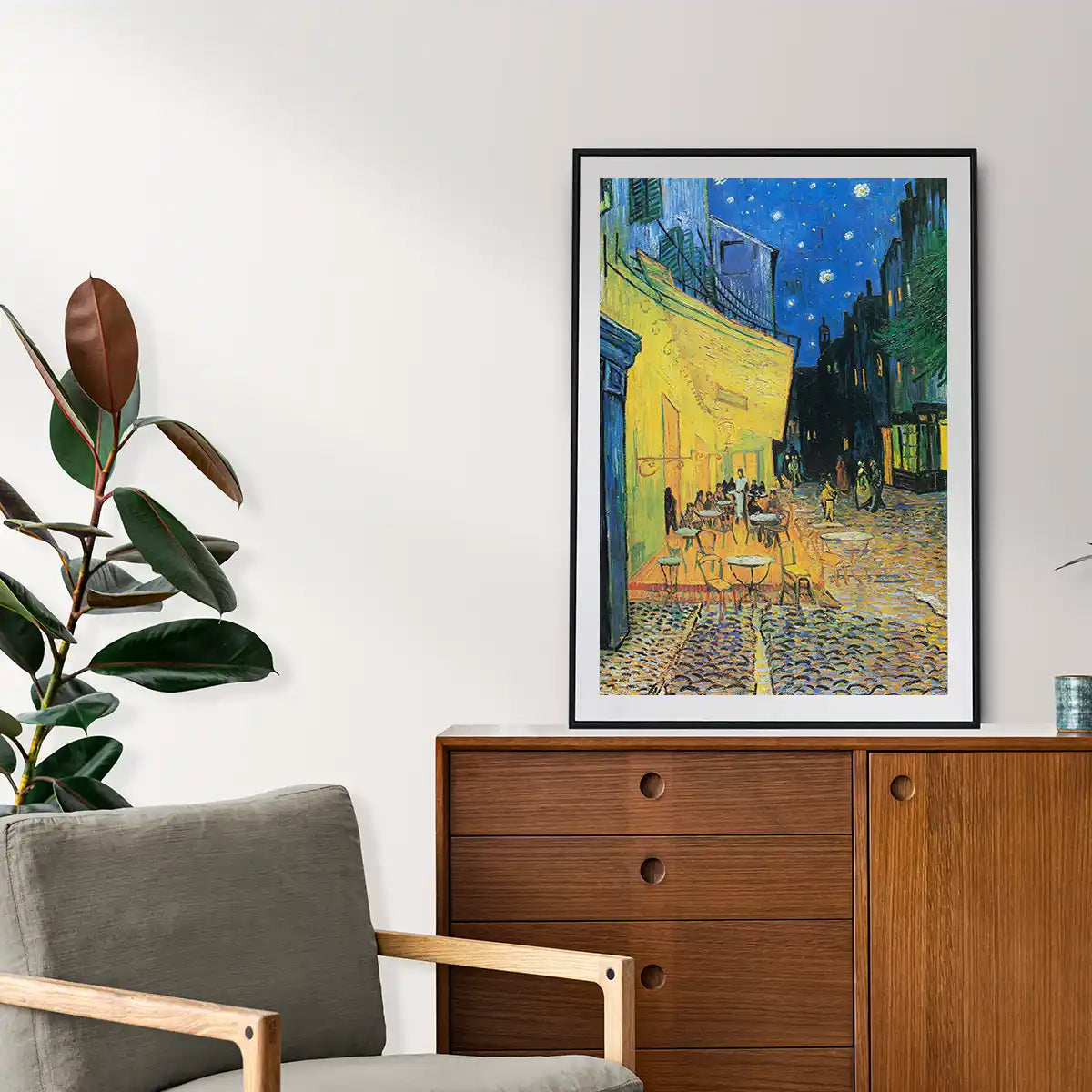 Cafe Terrace at Night by Vincent Van Gogh 1888