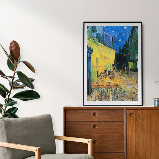 Cafe Terrace at Night by Vincent Van Gogh 1888