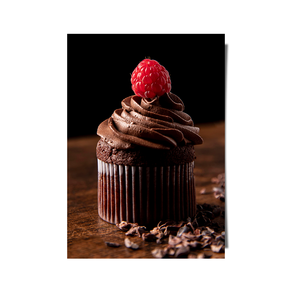 Chocolate Cupcake With Raspberry