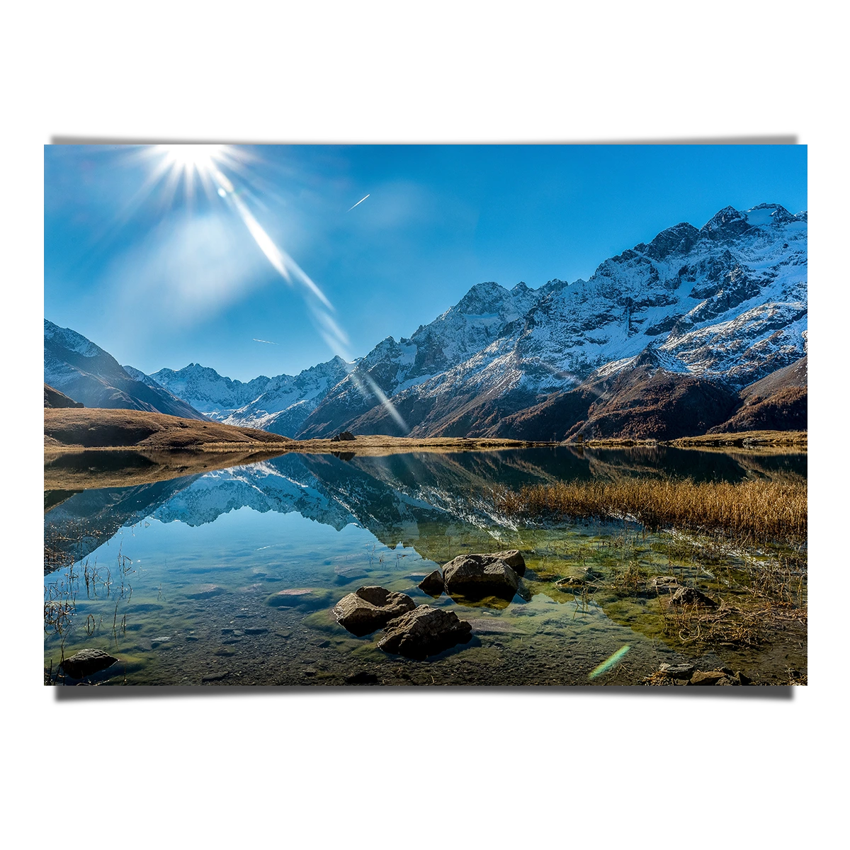 Clear Shot Of Crystal Clear Lake