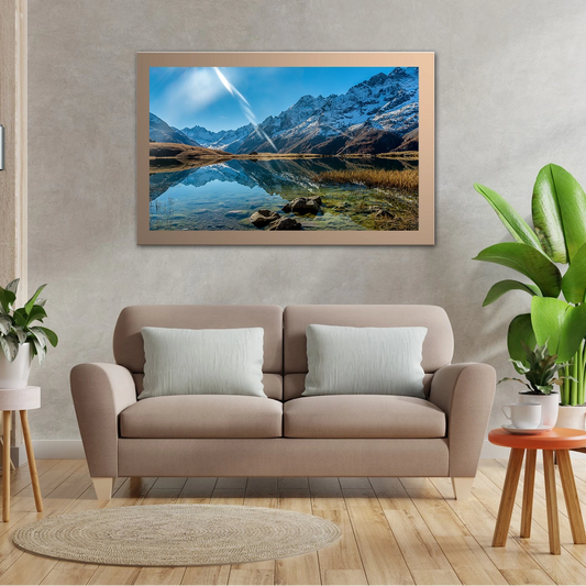 Clear Shot Of Crystal Clear Lake