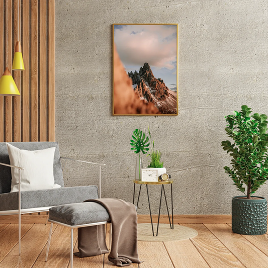 Cloudy Day Over Rocky Mountains