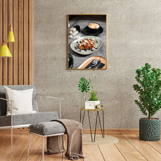 Croissant Covered In Chocolate