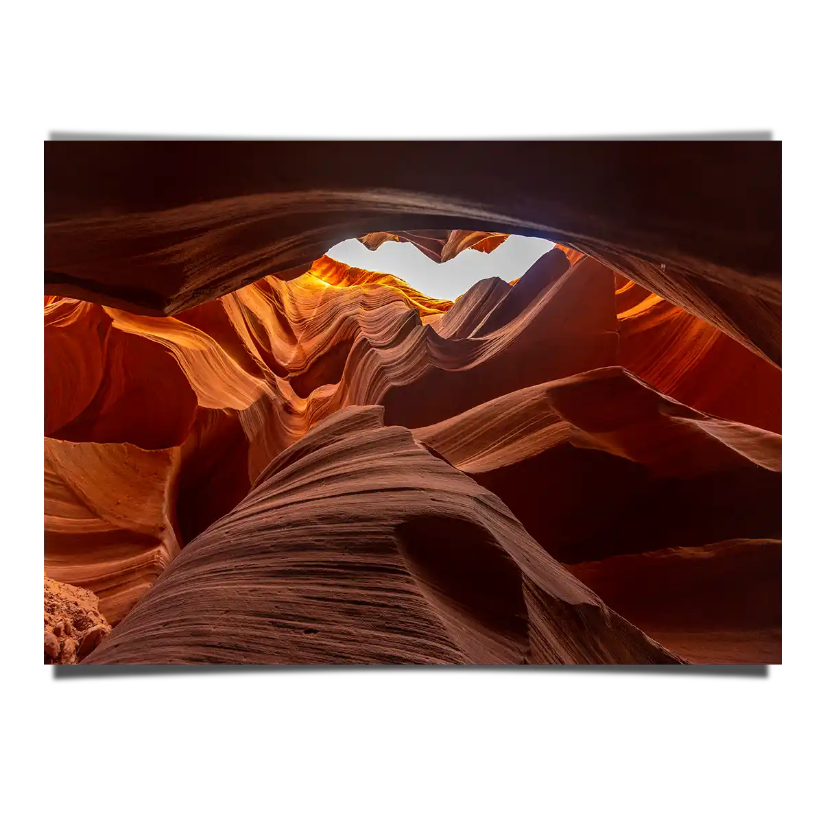Lower Antelope Canyon Wavy Rock Formation in Arizona
