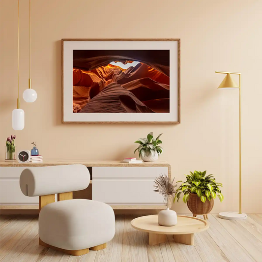 Lower Antelope Canyon Wavy Rock Formation in Arizona